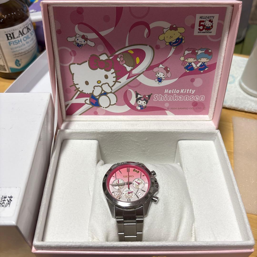 Hello Kitty Shinkansen 腕時時計50 周年