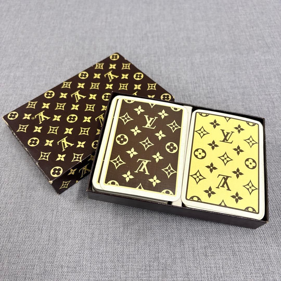 LOUIS VUITTON トランプ 2個セット モノグラム 箱付き LOUIS VUITTON