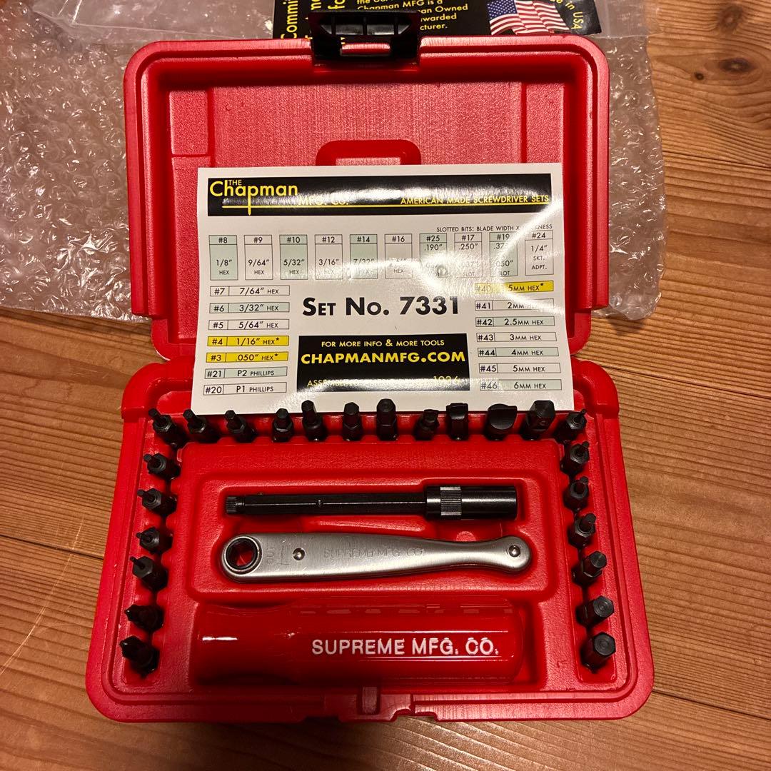 小物 Supreme Chapman Screwd Set