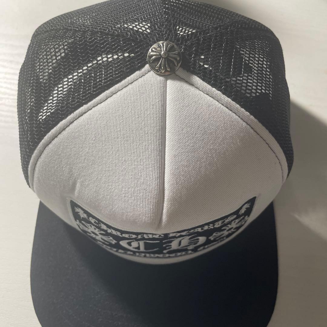 CHROME HEARTS トラッカーキャップ ホワイト/ブラック - メルカリ