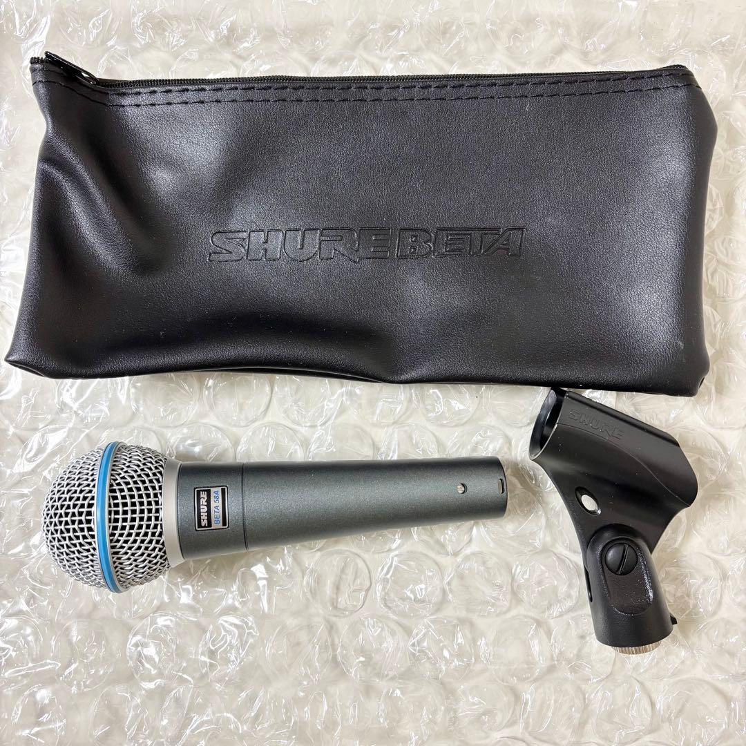 【極美品】SHURE BETA 58A ダイナミックマイク【国内正規品】