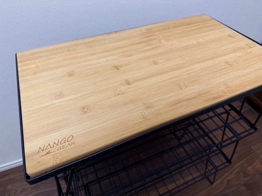 セット】収納バッグ＆NANGOGEAR フィールドラック3枚＋竹製天板