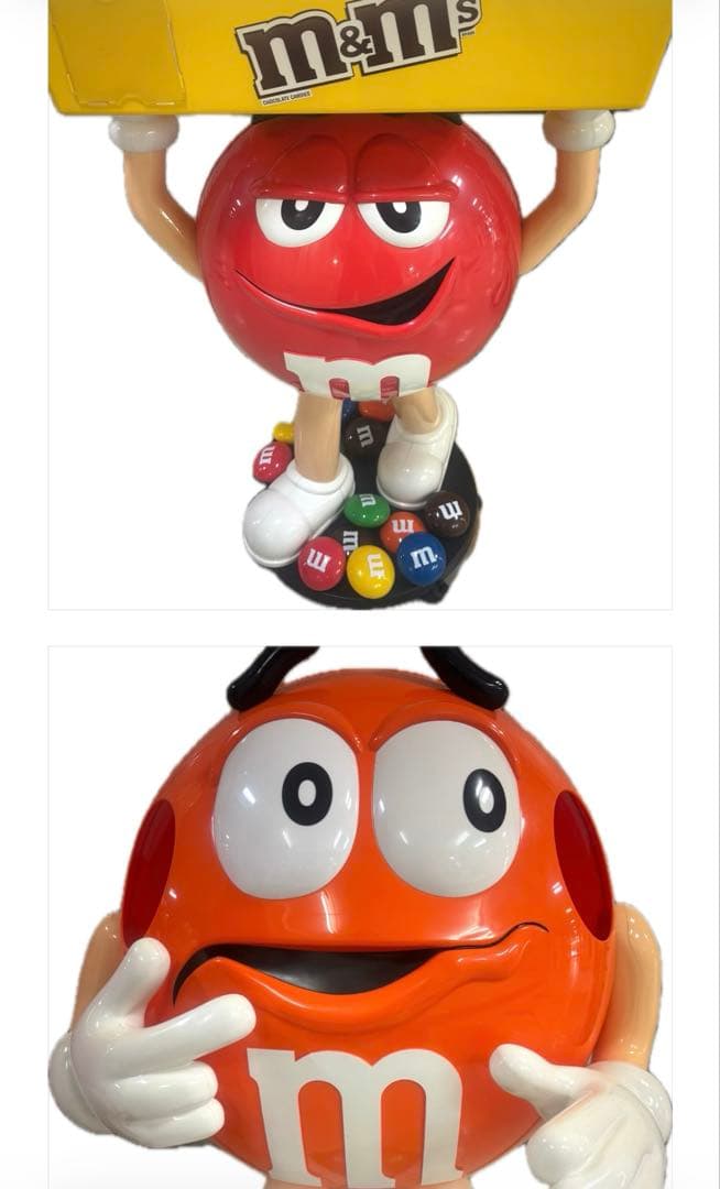 m&m's 店頭用ディスプレイ 2体セット エムアンドエムズ m&m's エムアンドエムズ 店頭用ディスプレイ m&m's エムアンドエムズ
