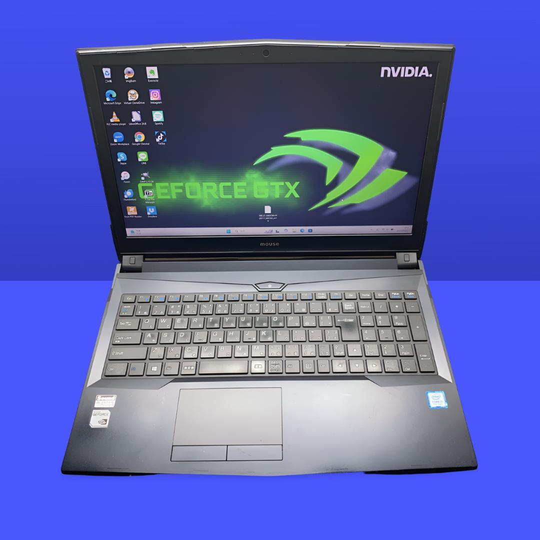 爆速ゲーミングノートパソコン i7-8スレ NVIDIA爆速SSD メモリ16G