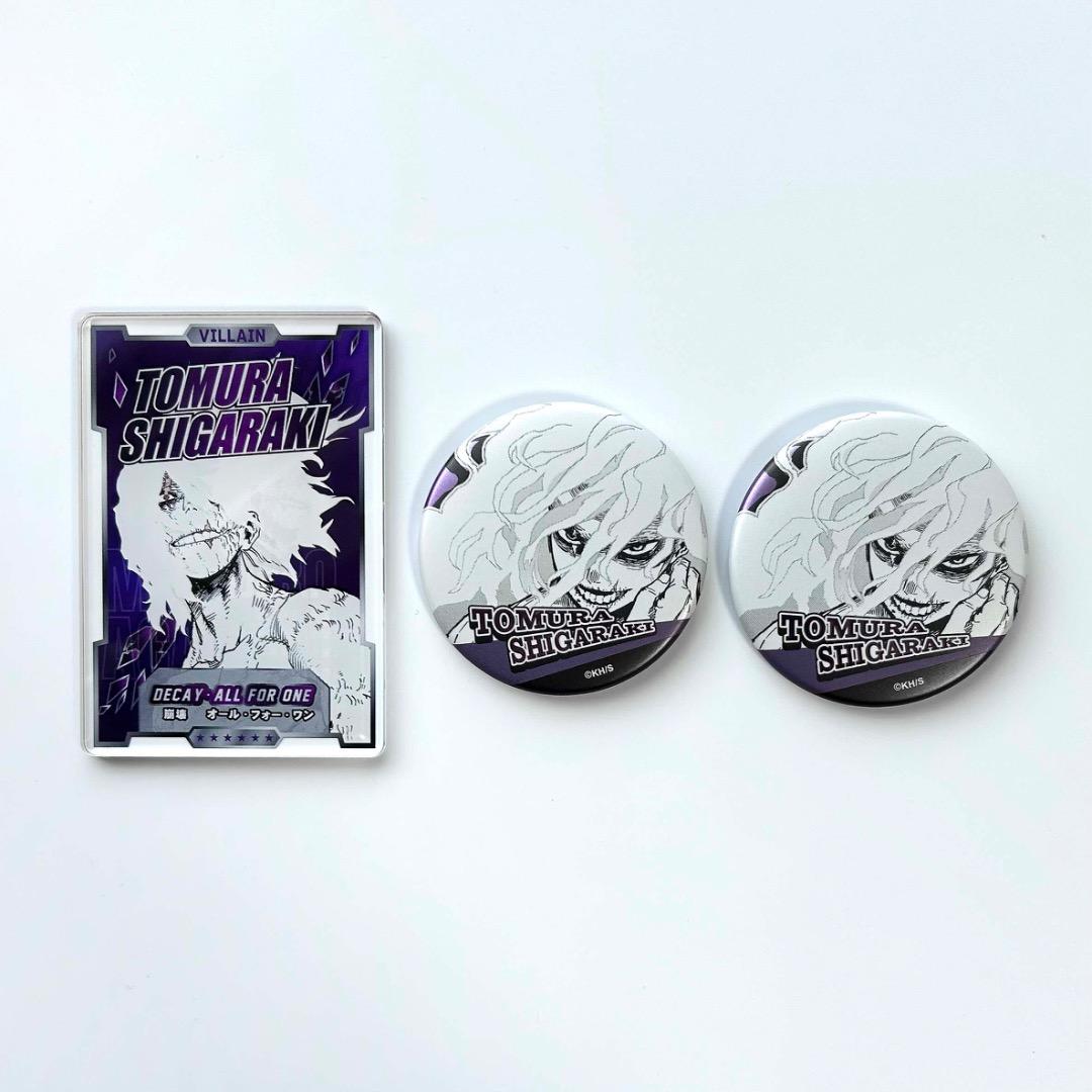 ヒロアカ ステータスカード デコレクション缶バッジ 第2弾 死柄木弔