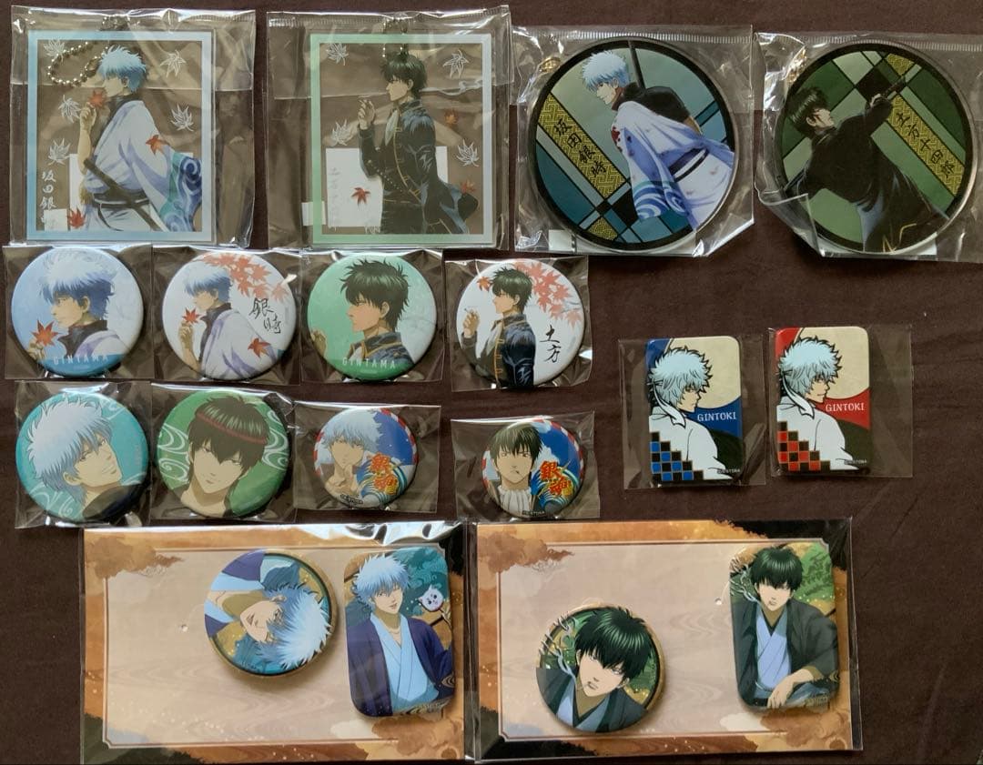 銀魂坂田銀時土方十四郎アクリルスタンド缶バッジラバスト等20点