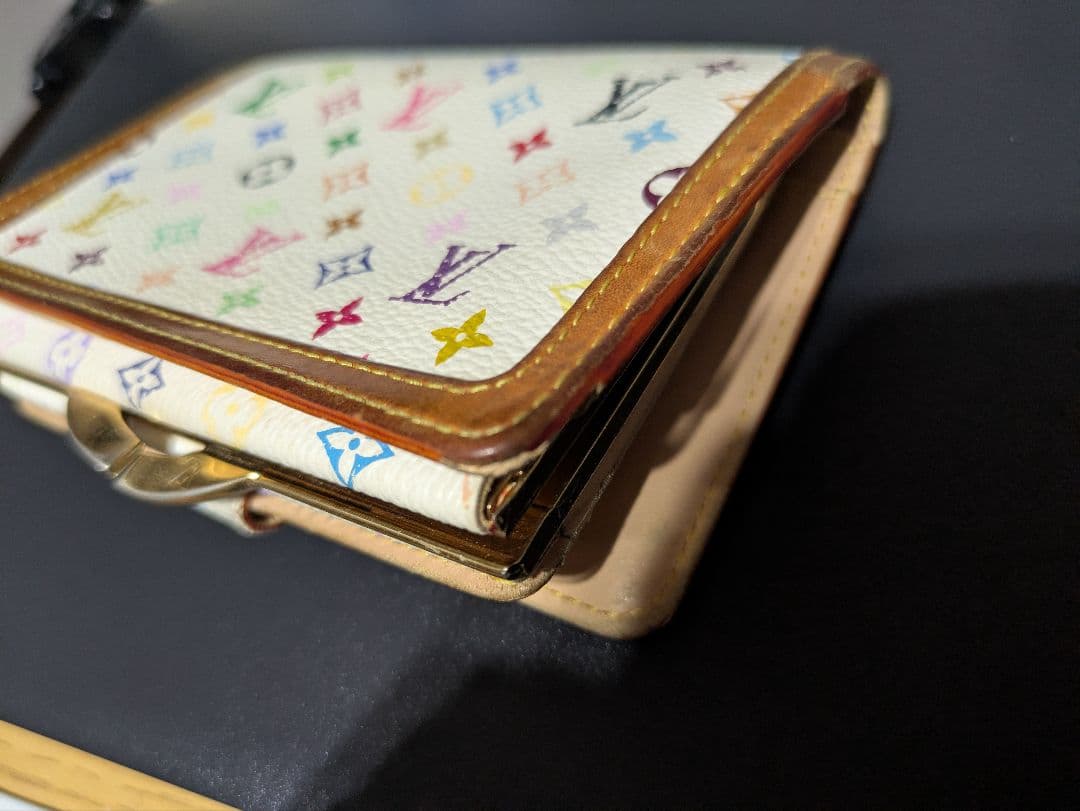 Louis Vuitton モノグラム・マルチカラー 二つ折り財布 がま口