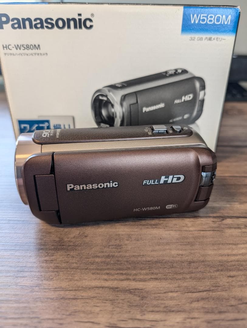 Panasonic HC-W580M ビデオカメラ ブラウン 美品 動作確認済