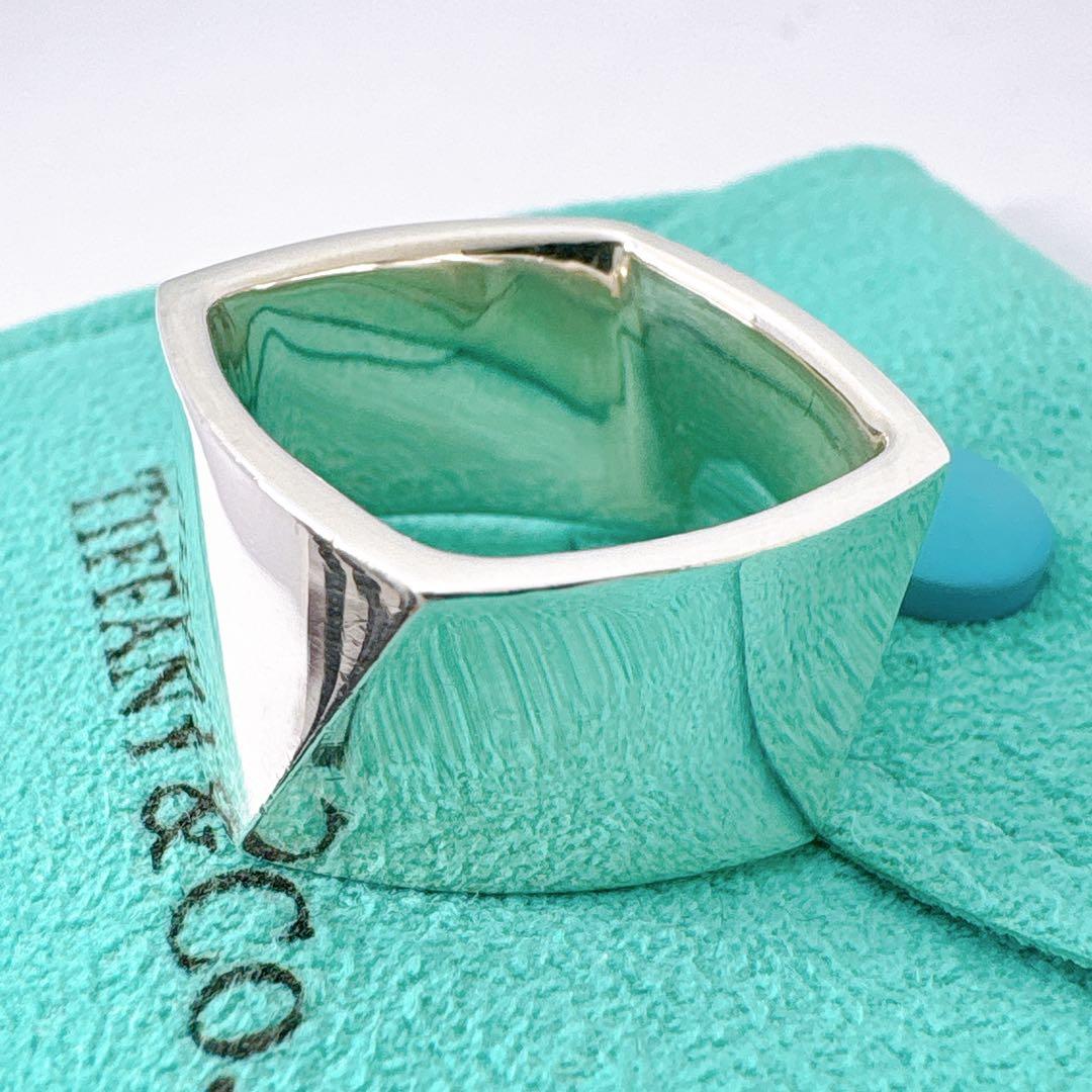 極美品 ティファニー トルク ワイド フランクゲーリー 15.5号 シルバー