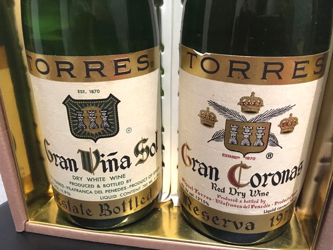 古酒】Torres Gran Vina Sol & Coronas ワイン