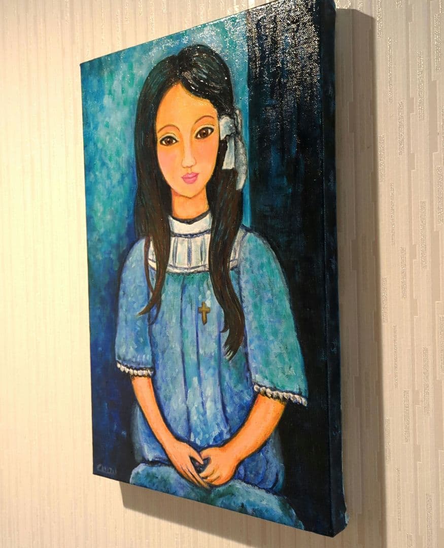 キャンバス油絵 専用 アリス オマージュ モディリアーニ