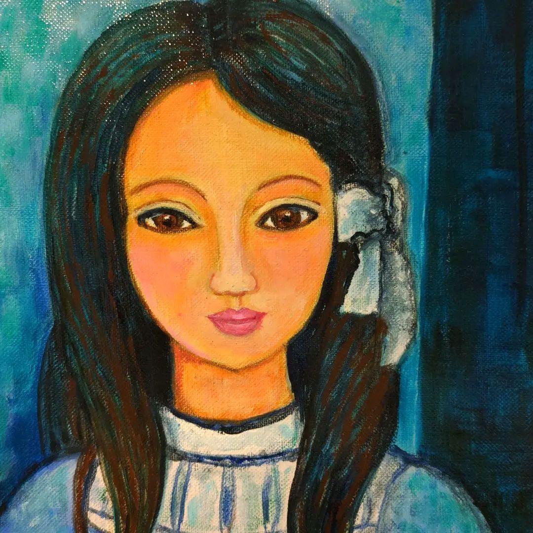 キャンバス油絵 専用 アリス オマージュ モディリアーニ