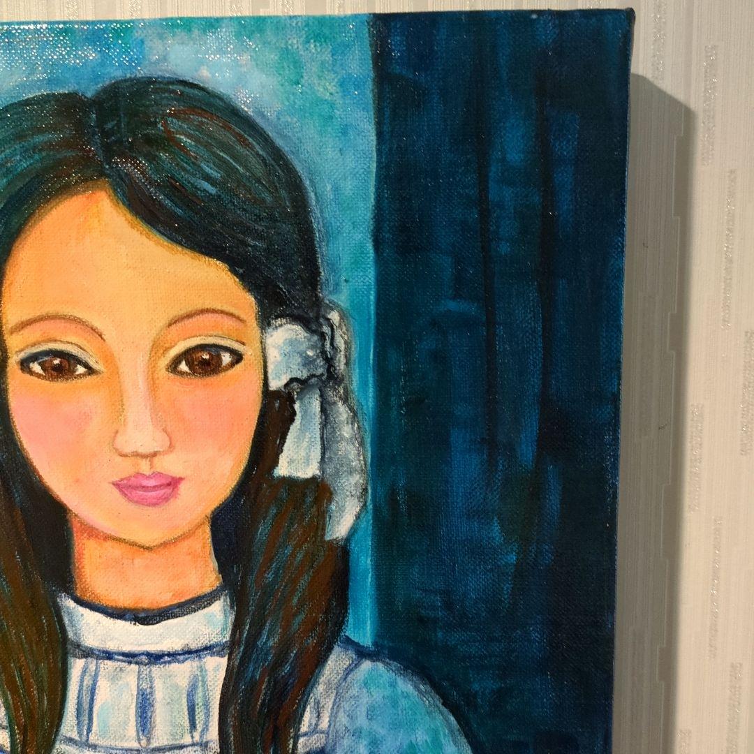 キャンバス油絵 専用 アリス オマージュ モディリアーニ