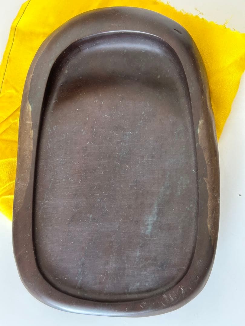 未使用♪紫金石赤間硯 昭竜山作♪