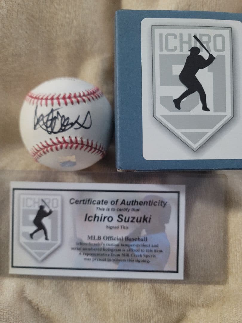 超貴重】【MLB公式証明書付】イチロー 3,000本安打記念 直筆サイン