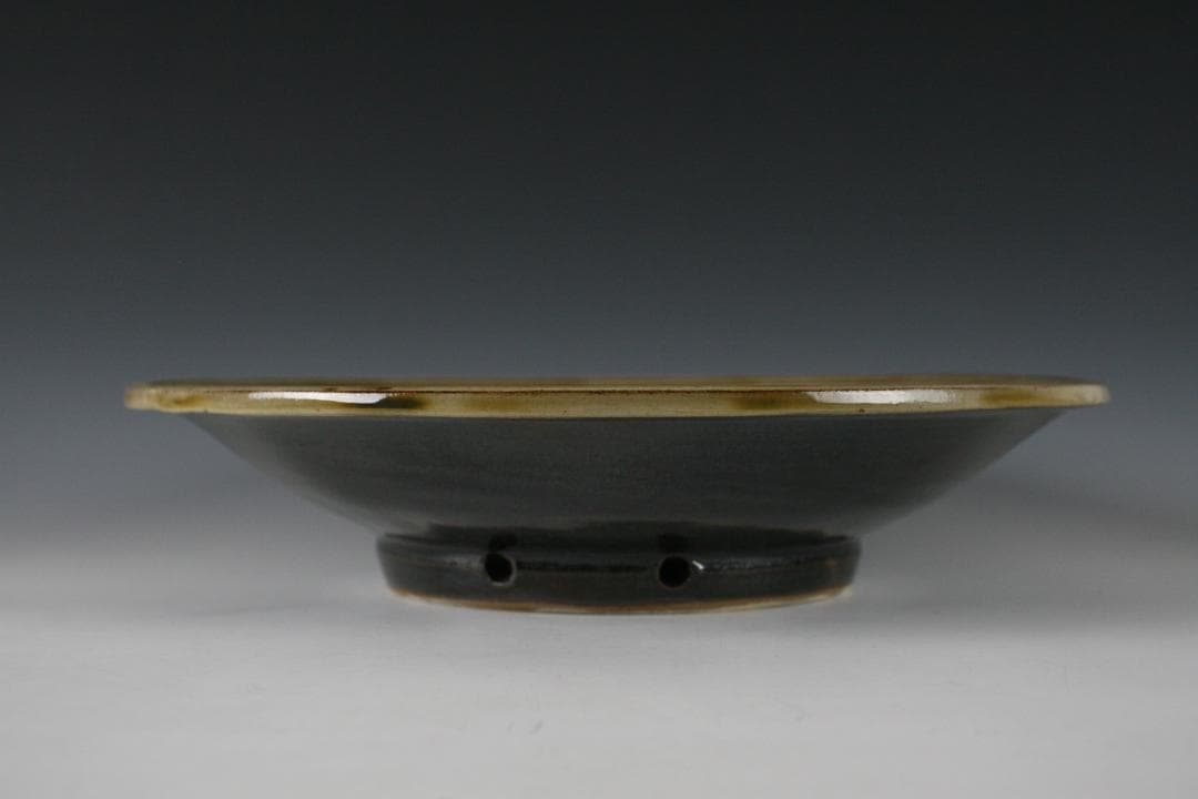 壺屋焼　金城敏幸　海老魚文尺皿(一枚焼)