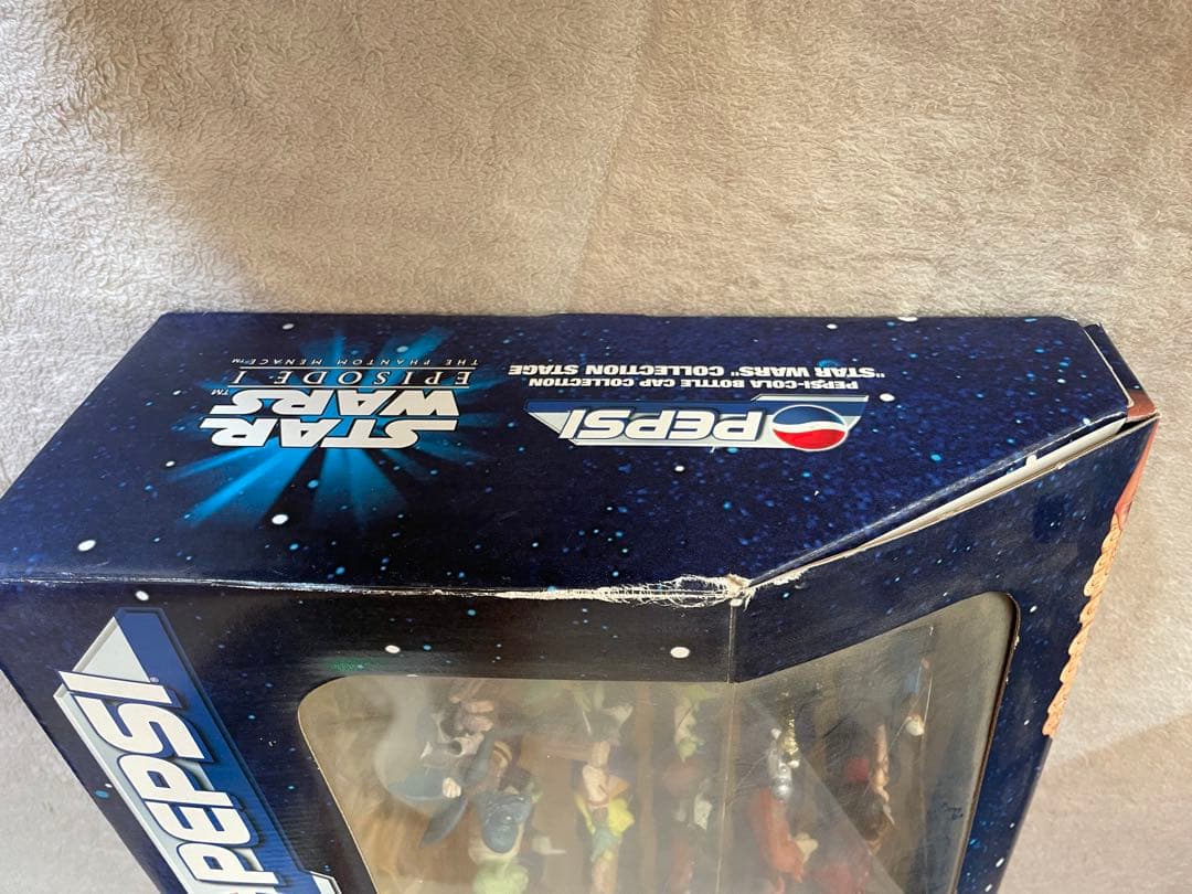 スターウォーズ エピソード1ボトルキャップ フルコンプ コレクションステージ付き