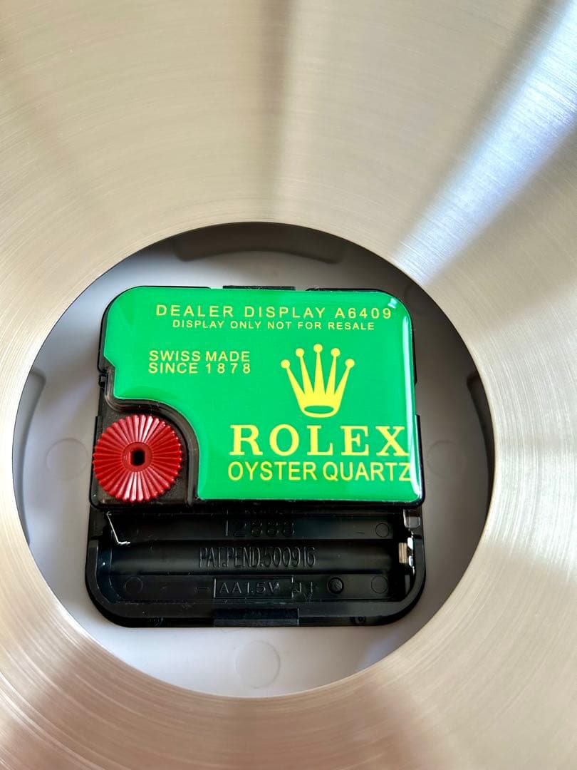 ロレックス販促品　GMTマスターⅡ 《ペプシ 》掛け時計　新品未使用