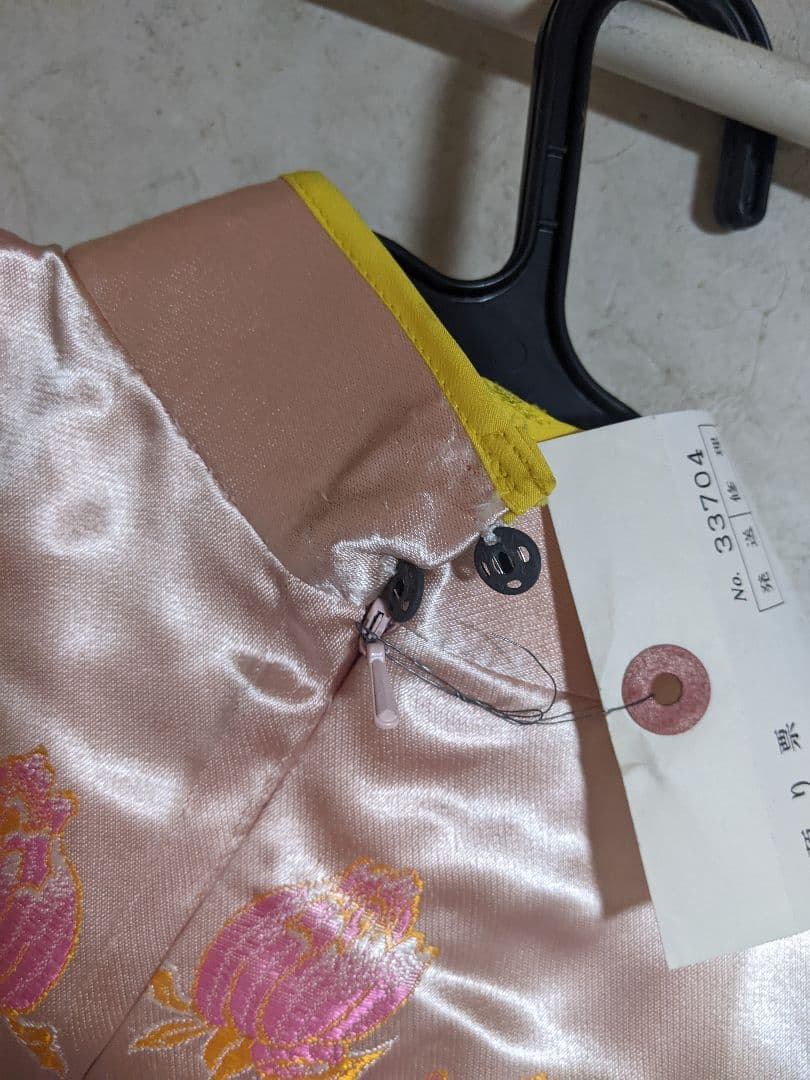 刺繍入りチャイナドレス 赤・ピンク5枚まとめて