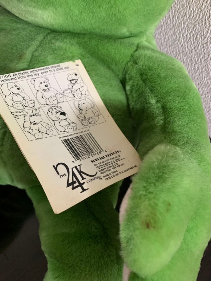 プレイトーキン　カエル　タグ付き