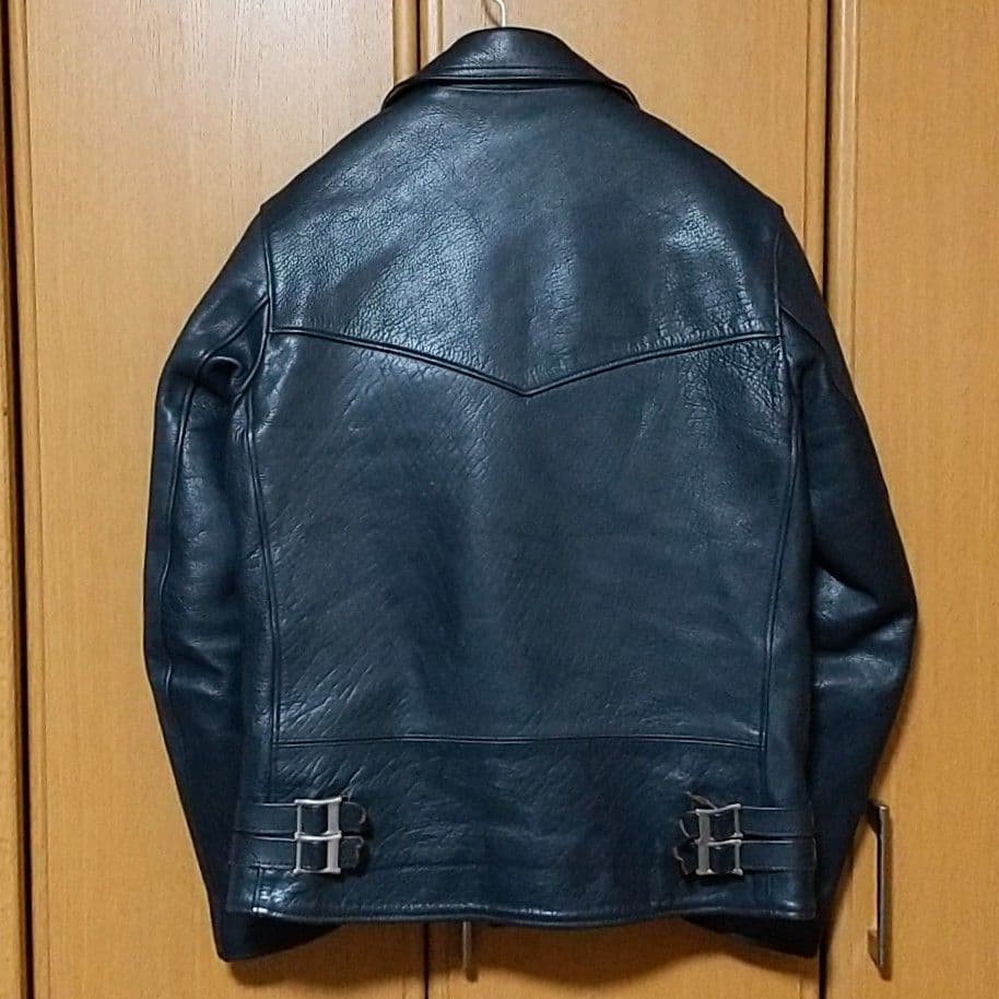 addict clothes アディクトクローズ ダークブルー 牛革 38 - メルカリ