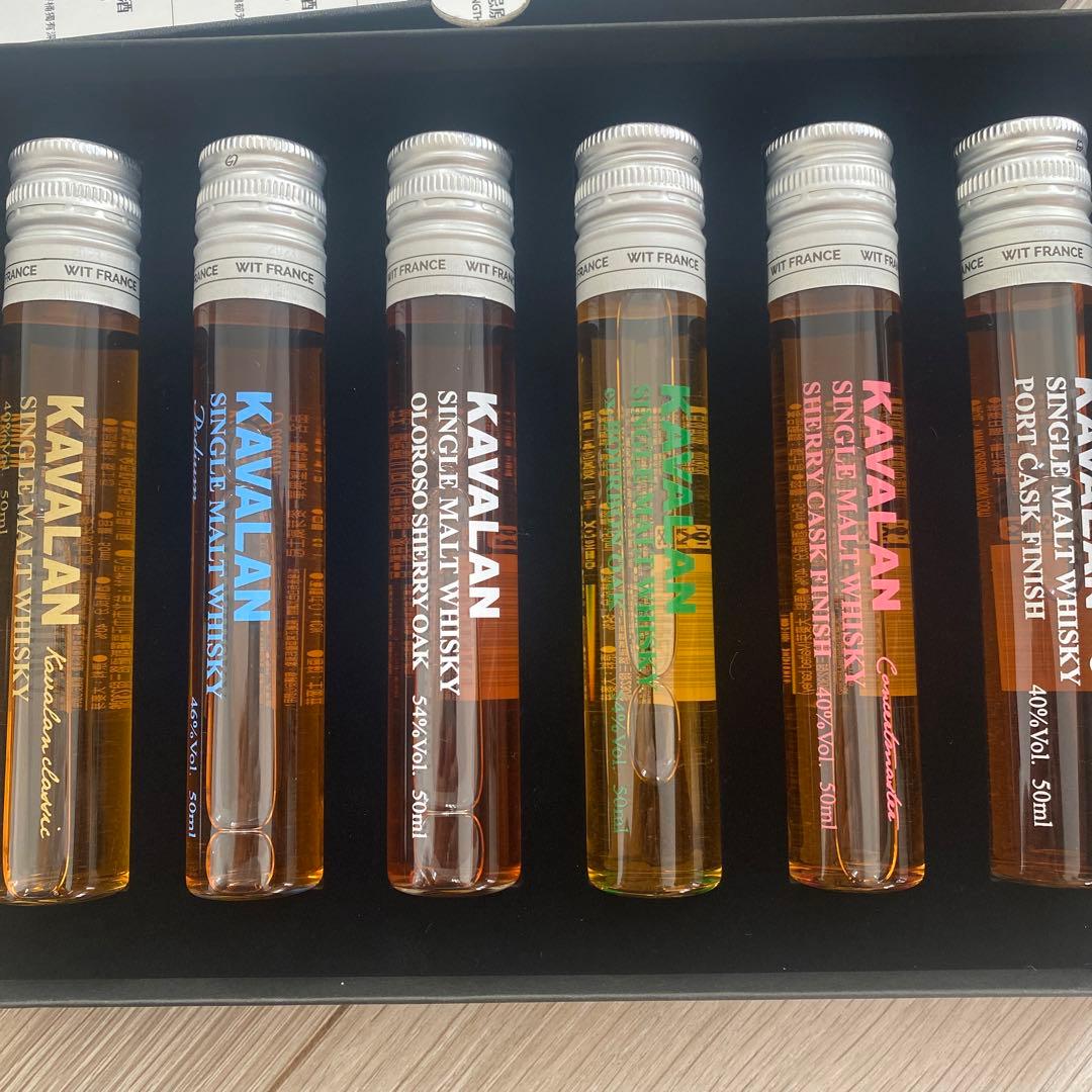 KAVALANカバラン試験管ミニボトル50mlx6本ウイスキー