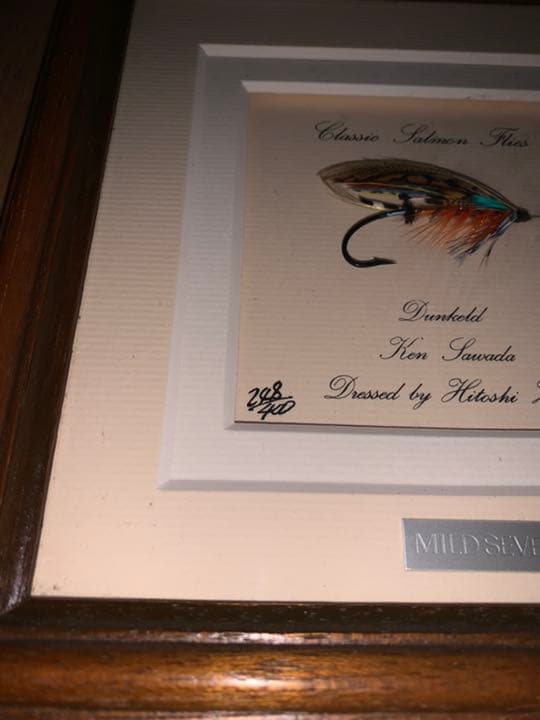 サーモンフライDunkeld 額装 Dunkeld MILDSEVEN 懸賞
