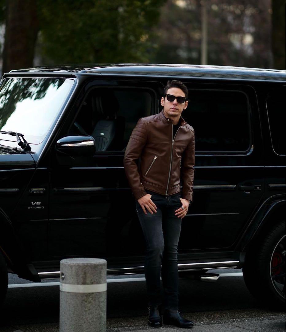 FIXER F2 シングルライダースブラウン48