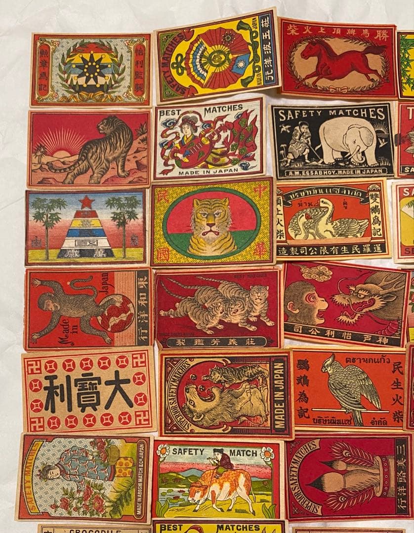 マッチラベル50枚　中国向け輸出用