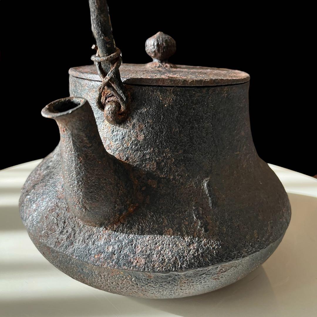 鉄瓶 錆 南部鉄器 天祐堂 茶道具 囲炉裏 炉端 鉄分補給