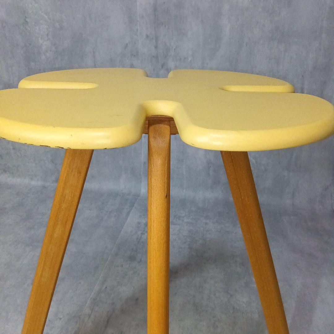 天童木工　クローバースツール　イエロー　黄色　小池智子デザイン