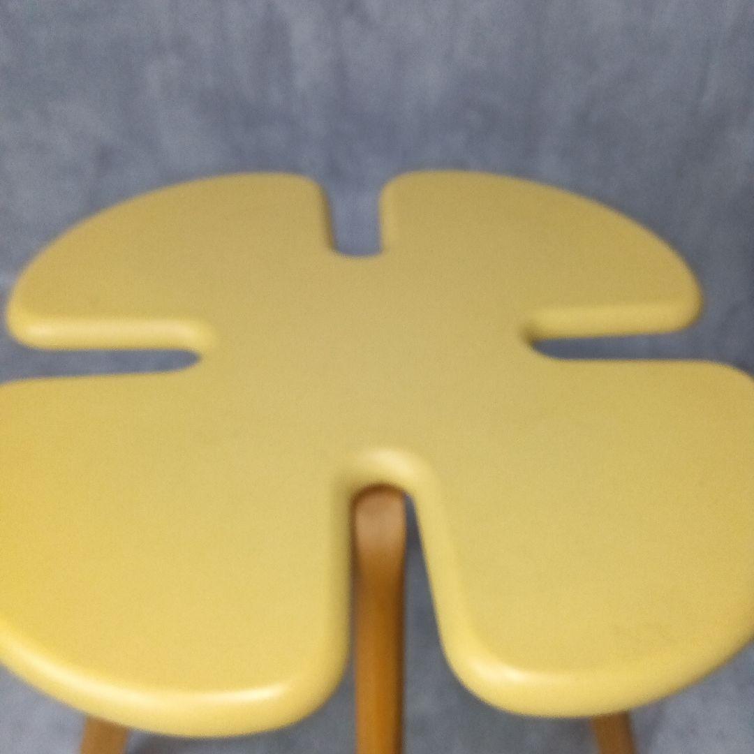 天童木工　クローバースツール　イエロー　黄色　小池智子デザイン