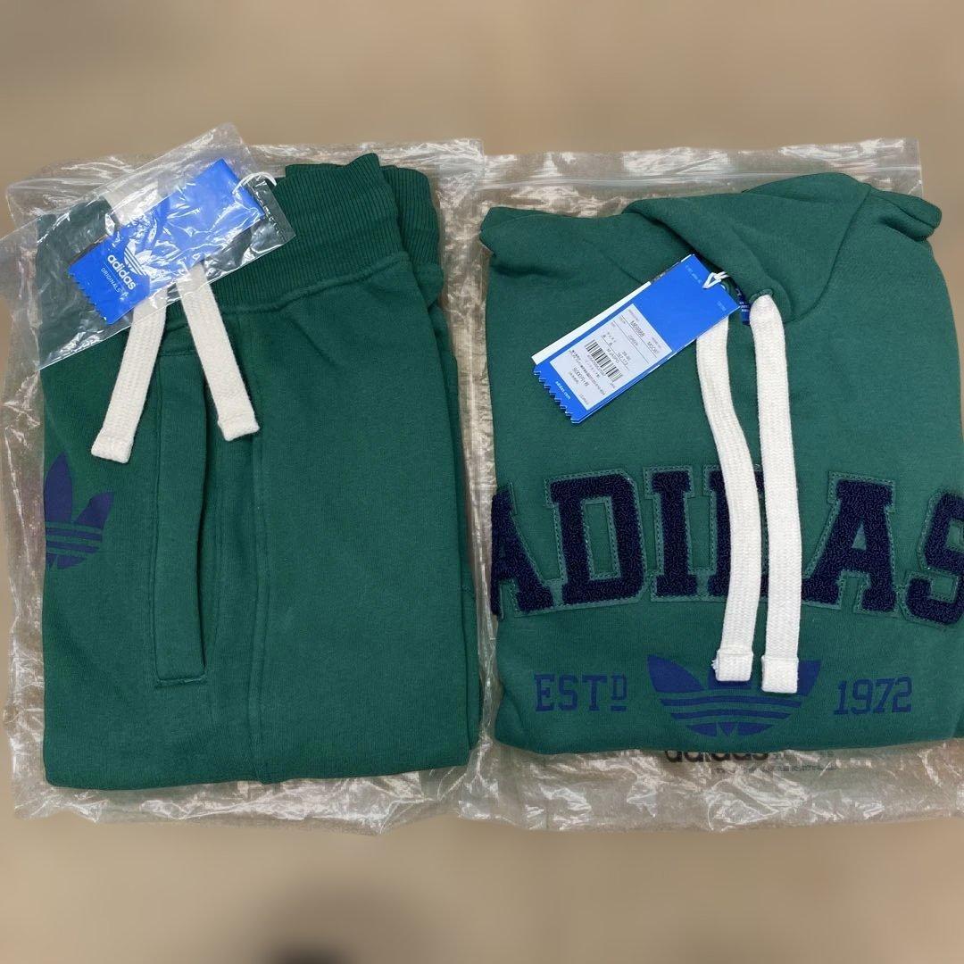 ADIDAS CGREEN パーカー Mサイズセットアップ　未使用