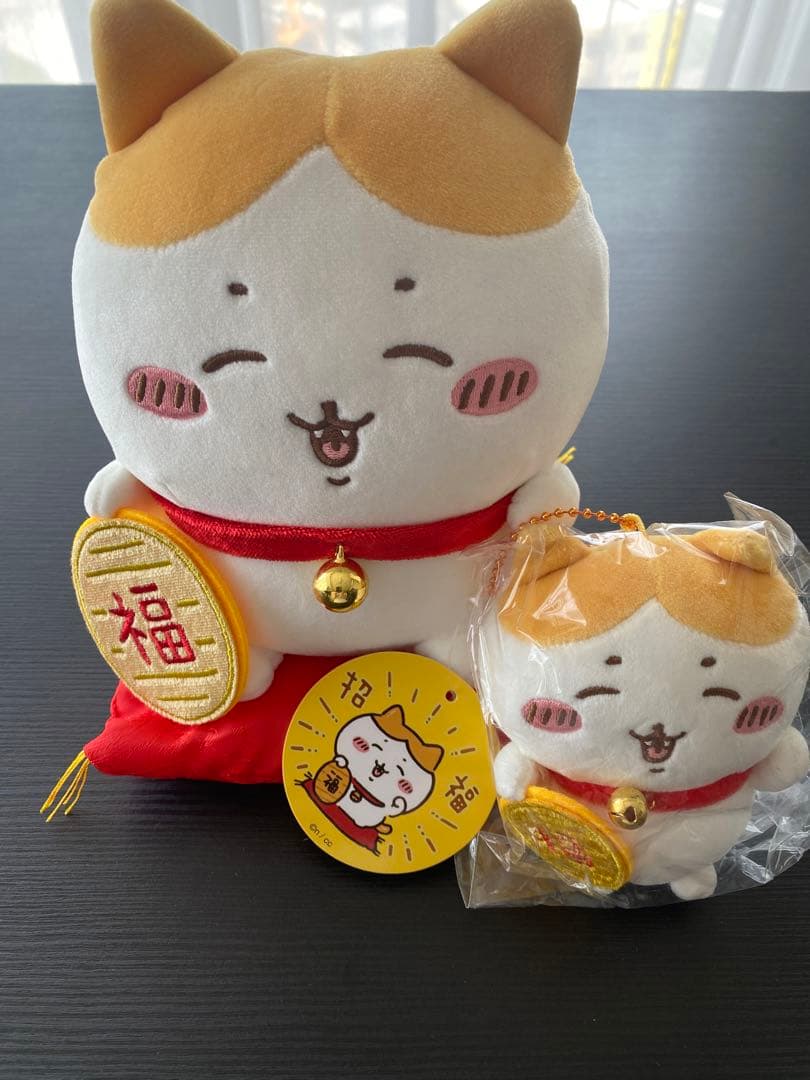 招福ハチワレ マスコット ちいかわ タグ付き ちいかわ 招福ハチワレ