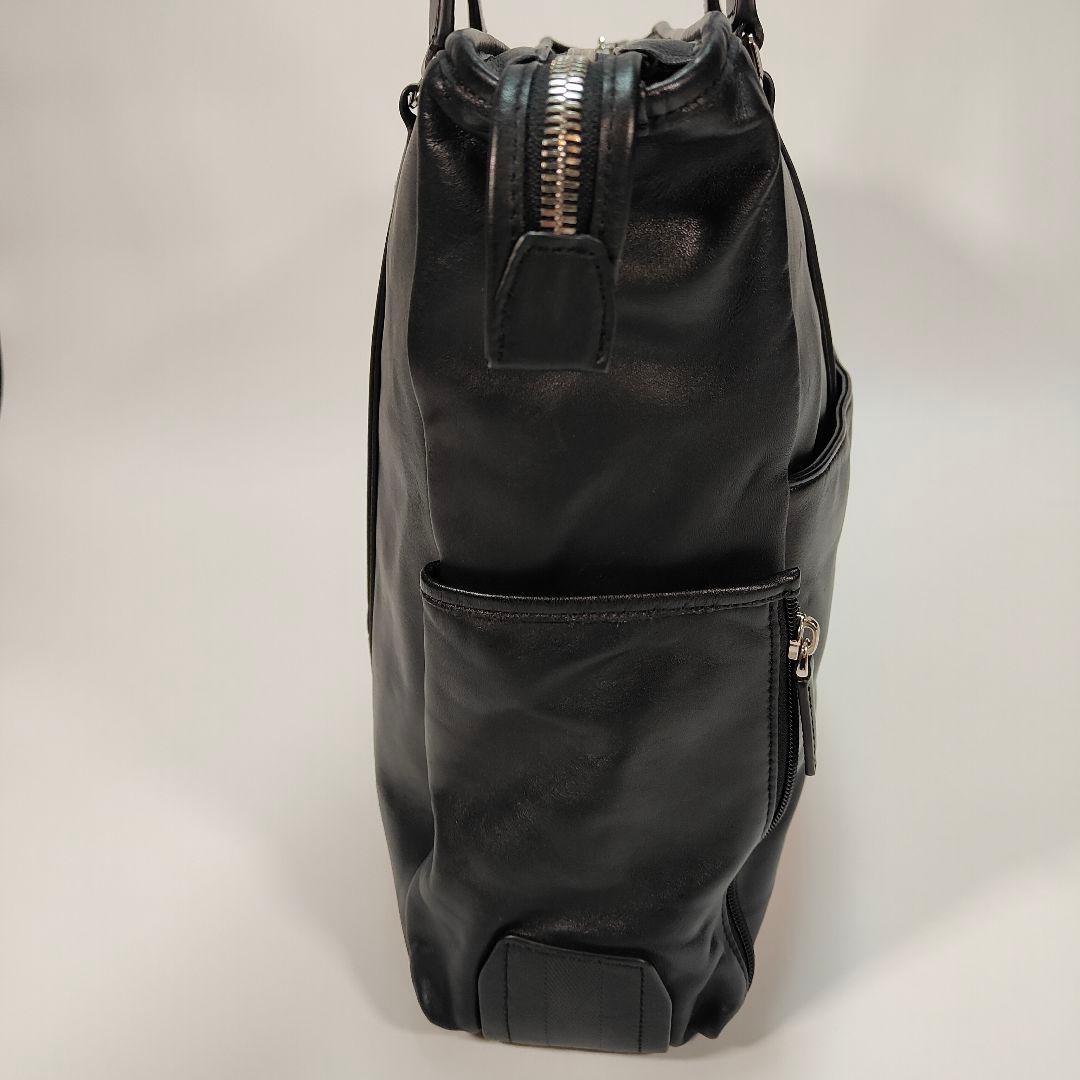 美品✨オールレザー✨TUMI JARVIS ノースサウストート ブラック