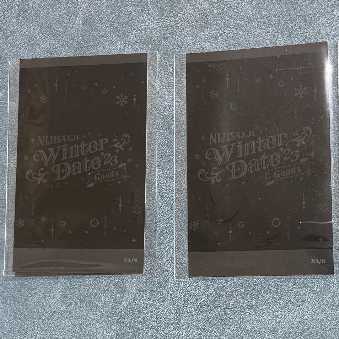 にじさんじ 三枝明那 ウィンターデート チェキ レア ノーマル 2点