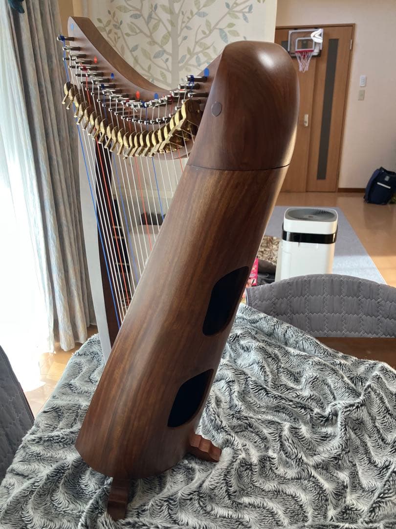 木製ハープ 本体 mid-East チェルシーハープ２２弦