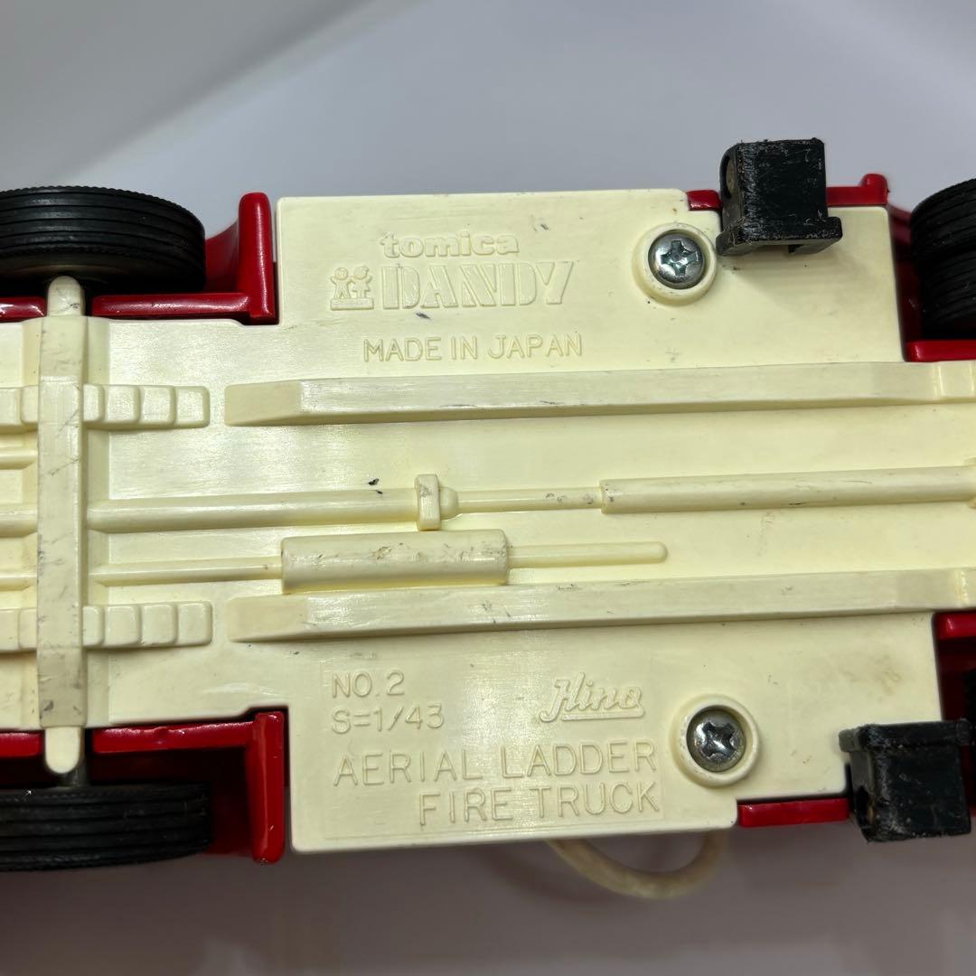 トミカダンディ 日野 はしご車 日本製 最初期版 激レア