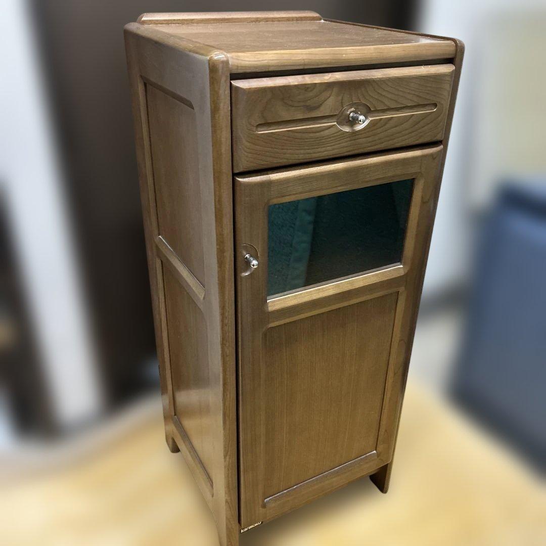karimoku カリモク 電話台 キャビネット 木製 サイドチェスト