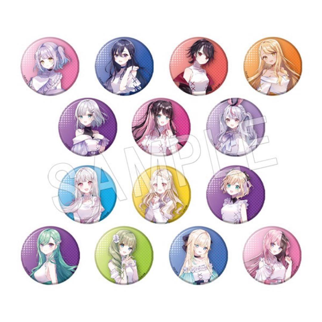Blessing缶バッジ ぶいすぽ 橘ひなの 一ノ瀬うるは 藍沢エマ 紫宮