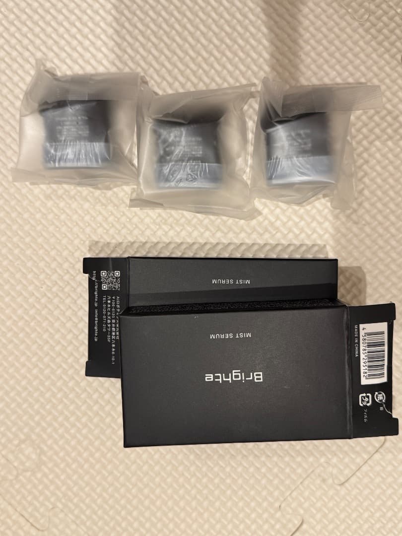 bright ヘアドライヤー(使用品)　セラムミスト3個付き(新品未使用)