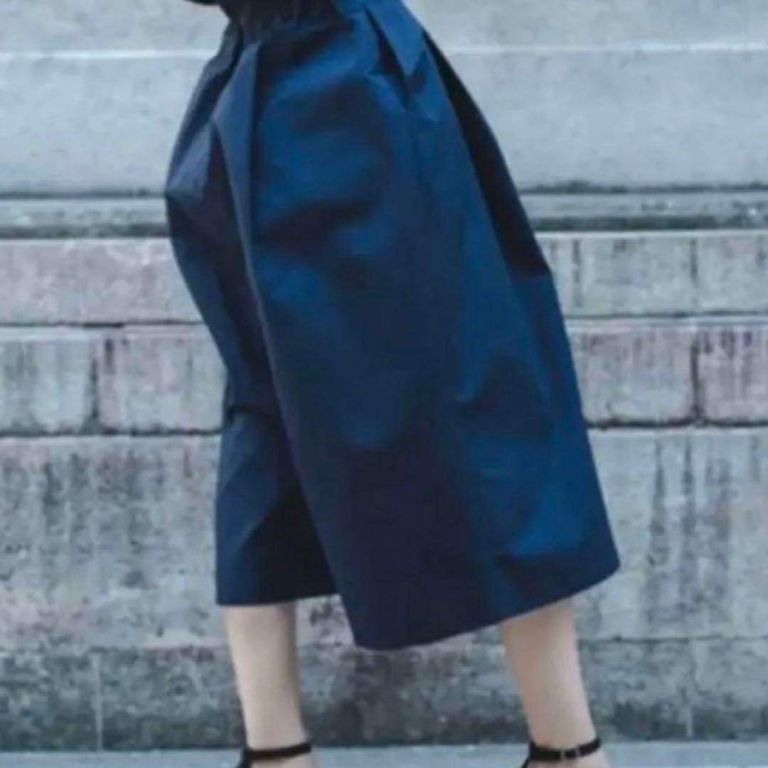 タグ付き未使用品 Nala ドレスパンツ 伊勢丹限定色 ネイビー