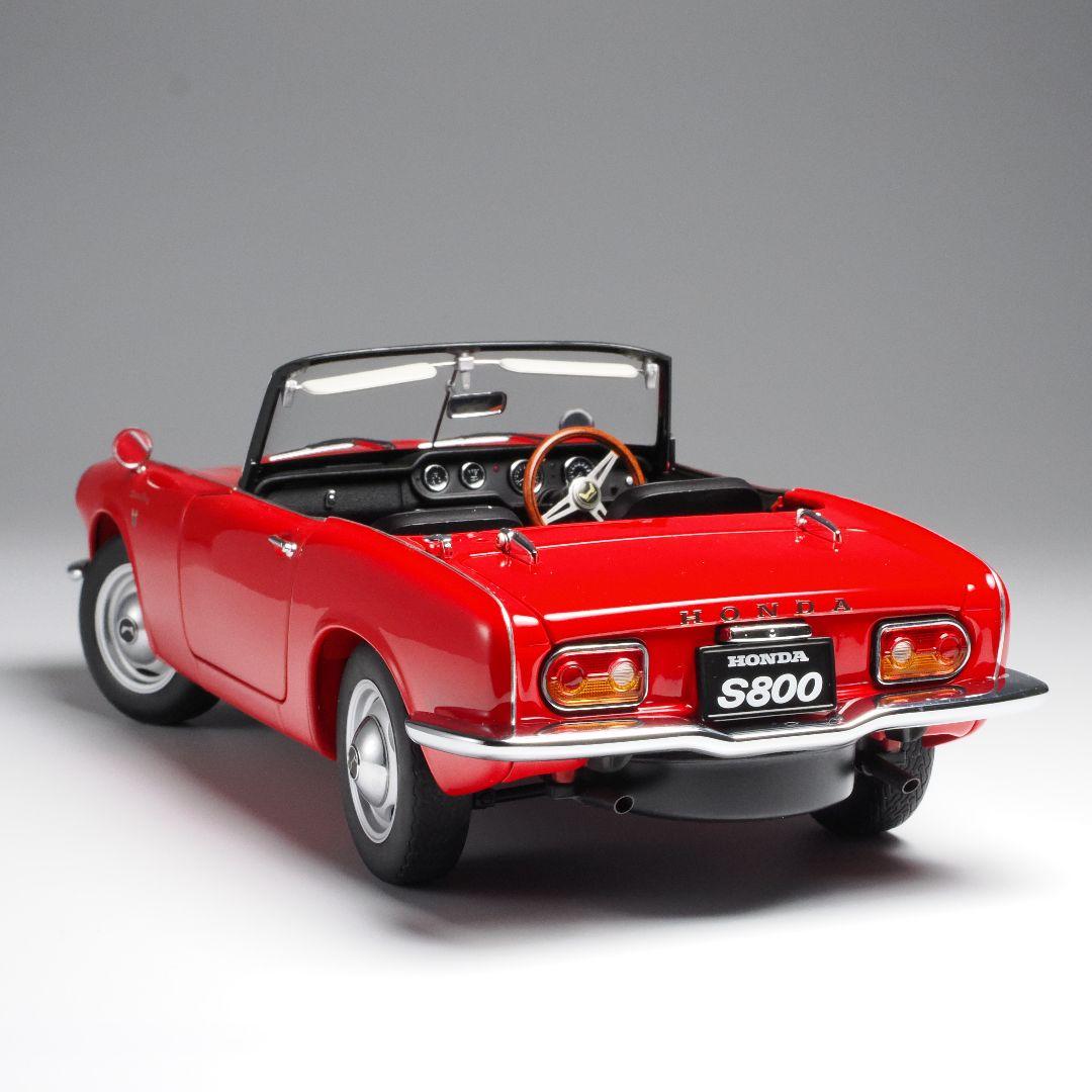 オートアート 1/18 ホンダ S800 レッド