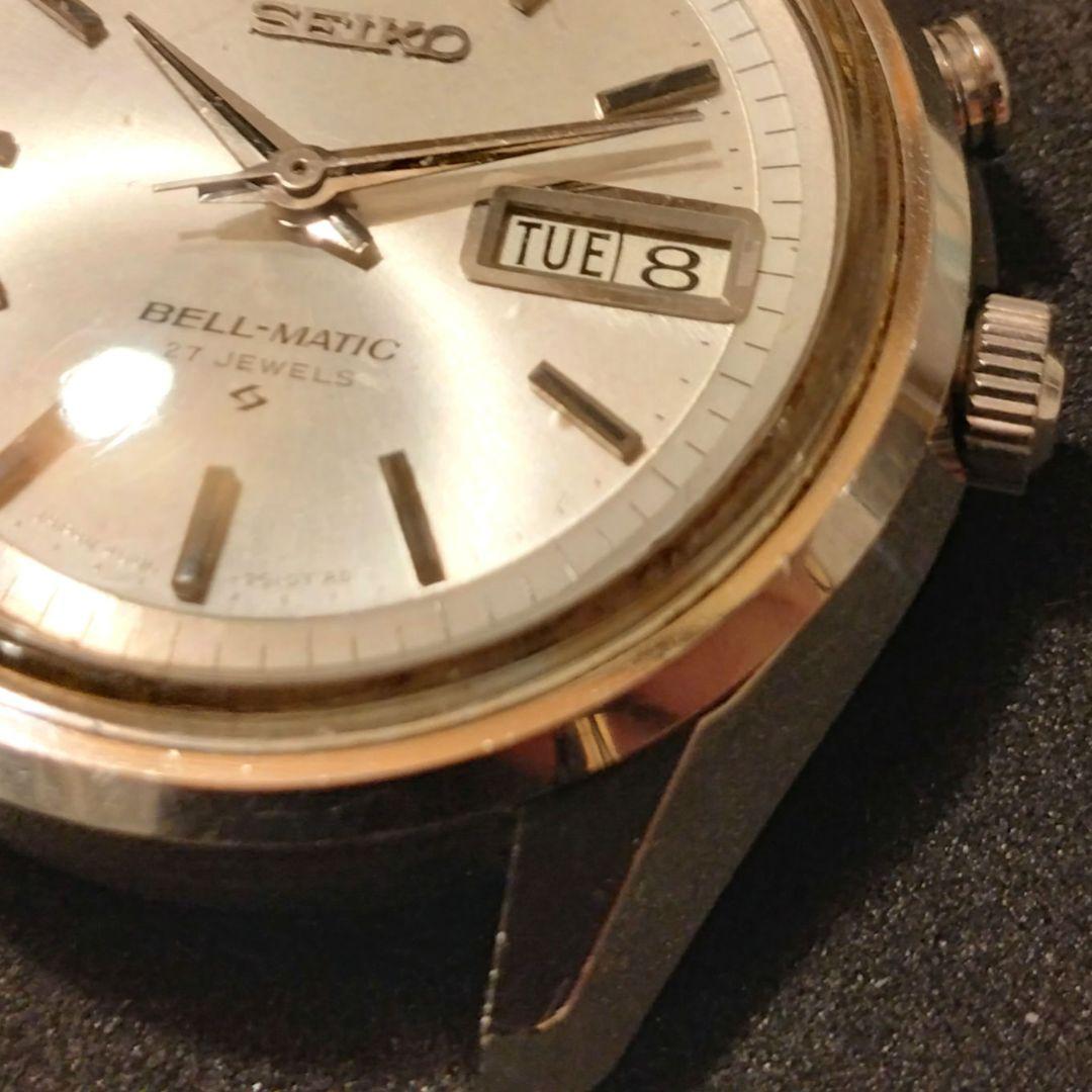 セイコー 機械式時計 BELL MATIC 自動巻き シルバー 本体のみ