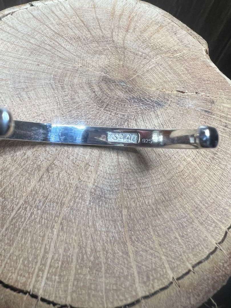 ☆SAAD☆ アラベスク サンシンボル シルバー925バングル