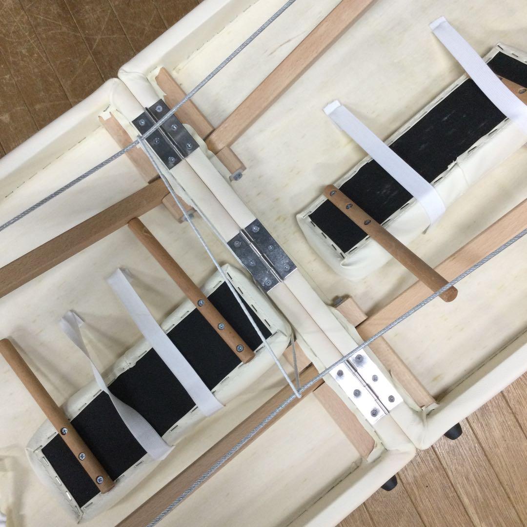 折りたたみ式 マッサージベット アイボリー 美容 エステ 持ち運び式