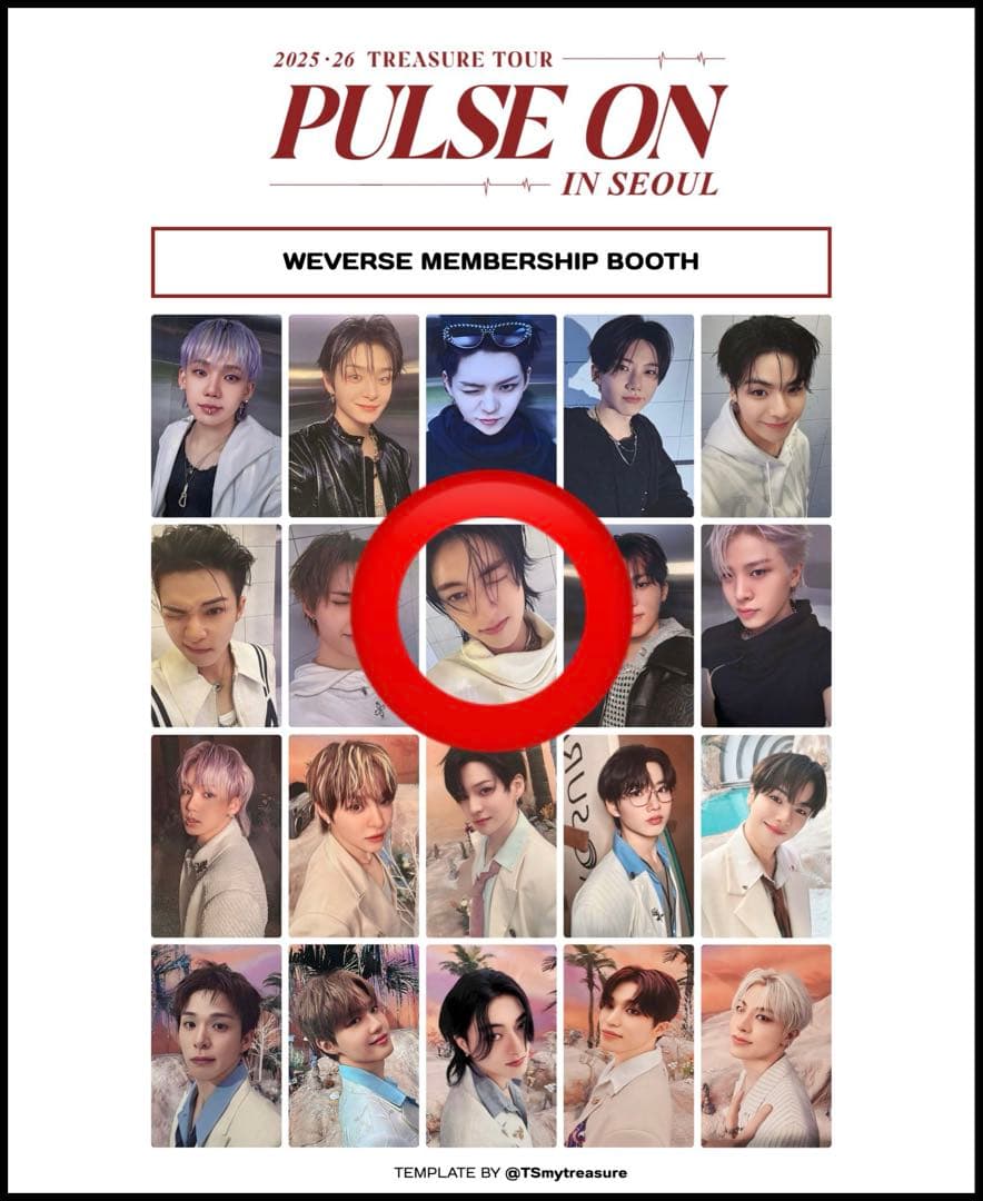 TREASURE ハルト トレカ ソウルコン membership 特典 - メルカリ