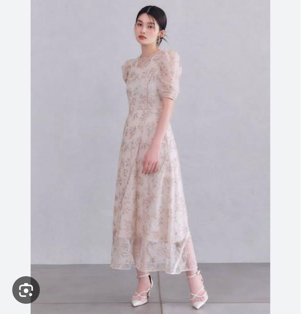 Lily Brown リリーブラウン　チュール刺繍ドレス LILY BROWN（リリーブラウン）チュール刺繍ドレス（ミント/1