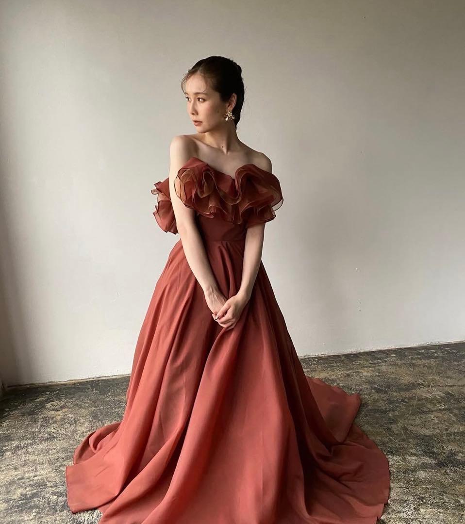 URBAN BLANCHE テラコッタカラードレス ファーストオーナー