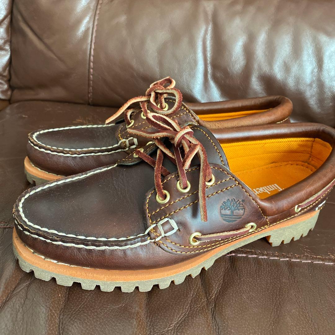 Timberland ブラウンデッキシューズ　　3eye